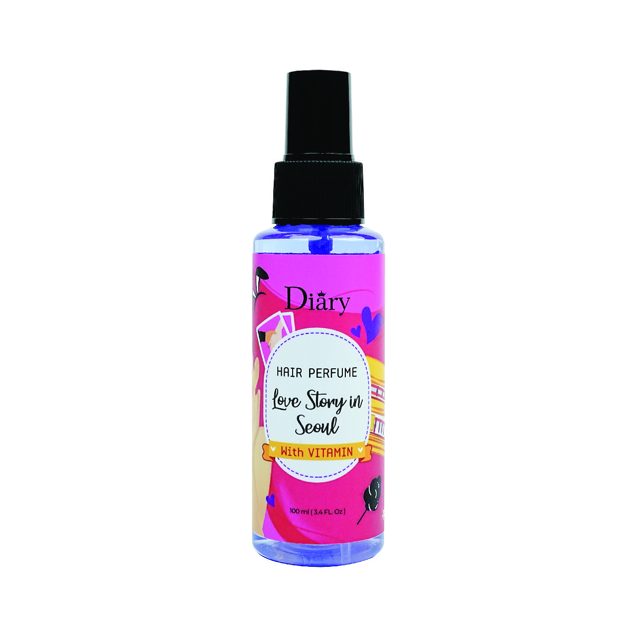Xịt Dưỡng Tóc Hương Nước Hoa Diary Hair Perfume With Vitamin ( Hương Love Story In Seoul )